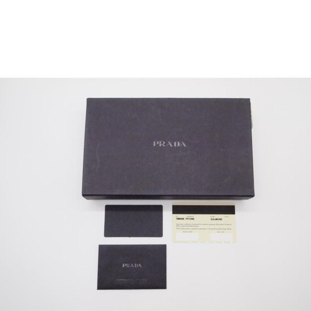 Prada Prada Python Bi-Fold Wallet Black - image 7